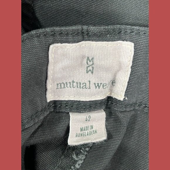 Mutual Weave - Men's 10" Inseam Canvas Walking Shorts - Pirate Black - 42 - Picture 13 of 15